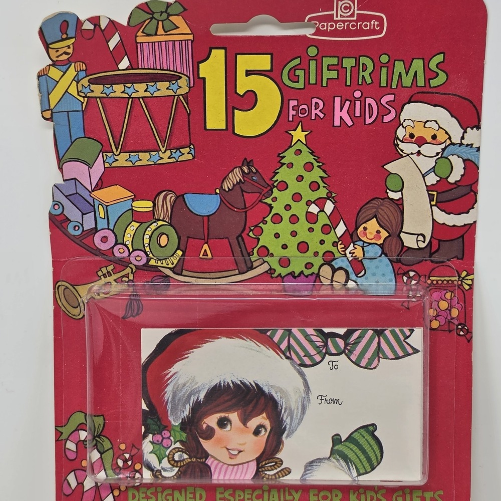 NOS 3 Packs Sealed Vintage Christmas Gift Tags Courier & Ives Cleo Papercraft - Picture 12 of 16